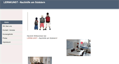 Desktop Screenshot of lernkunst.com