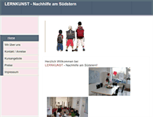 Tablet Screenshot of lernkunst.com